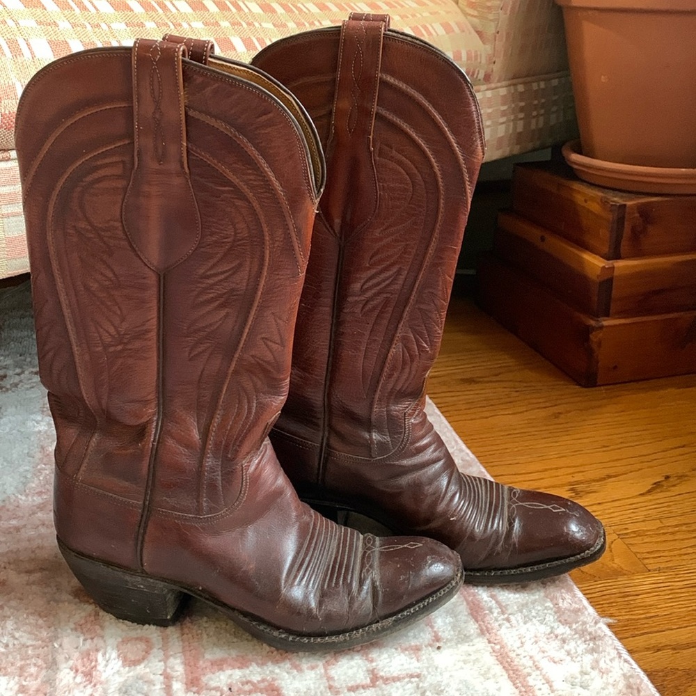 Vintage Lucchese Cowboy Boots- Men’s Size 6D - fits like Women’s 7-7.5